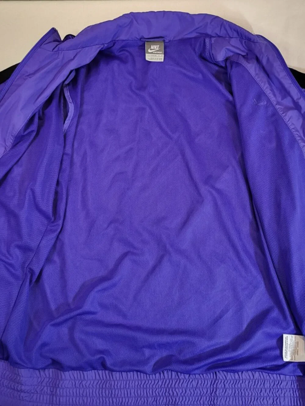 Vintage Y2K Nike‎ Silver Tag Youth Girls Track Jacket - Vivid Grape (348842-500)